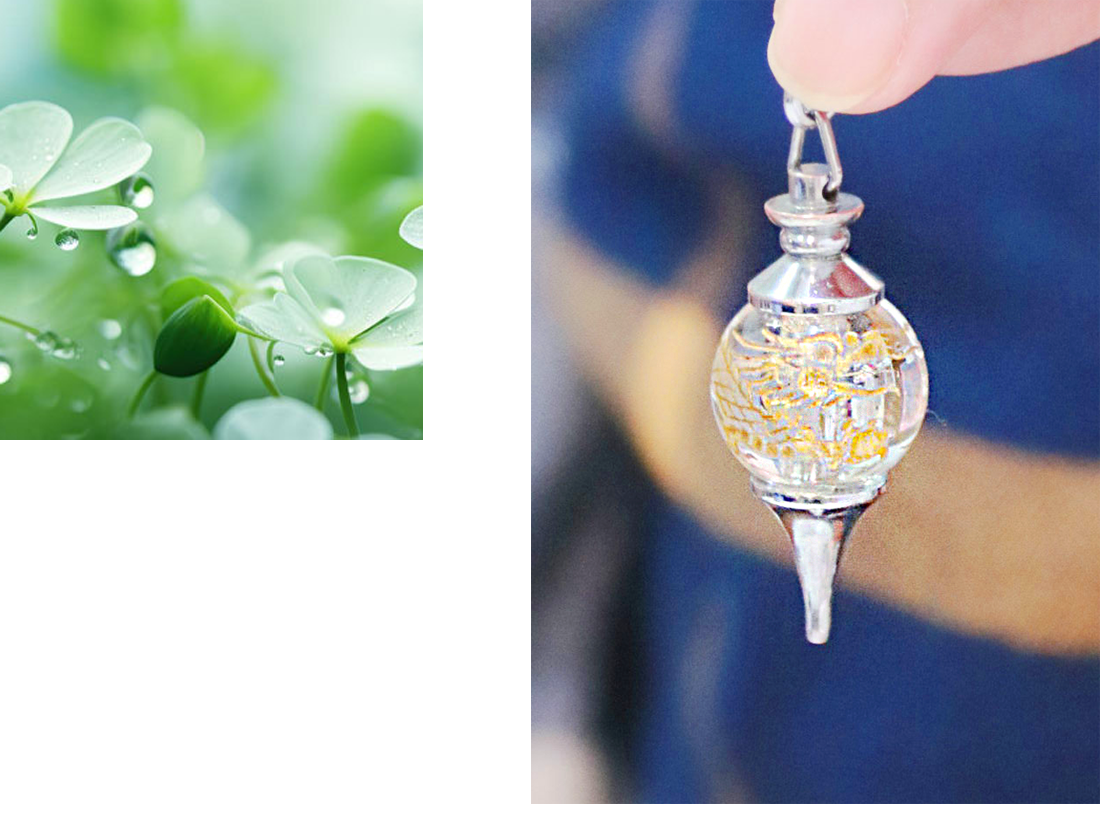 クローバーとペンデュラム画像